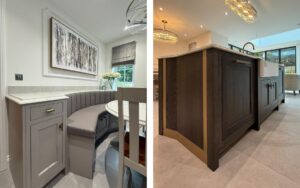Belgravia Kitchen in Cashmere & Sanded Stained by Broomside Design