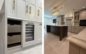 Belgravia Kitchen in Cashmere & Sanded Stained by Broomside Design