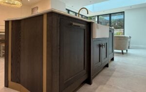 Belgravia Kitchen in Cashmere & Sanded Stained by Broomside Design