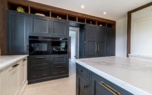 Belgravia Kitchen in Graphite & Shell by Kitchen Flair