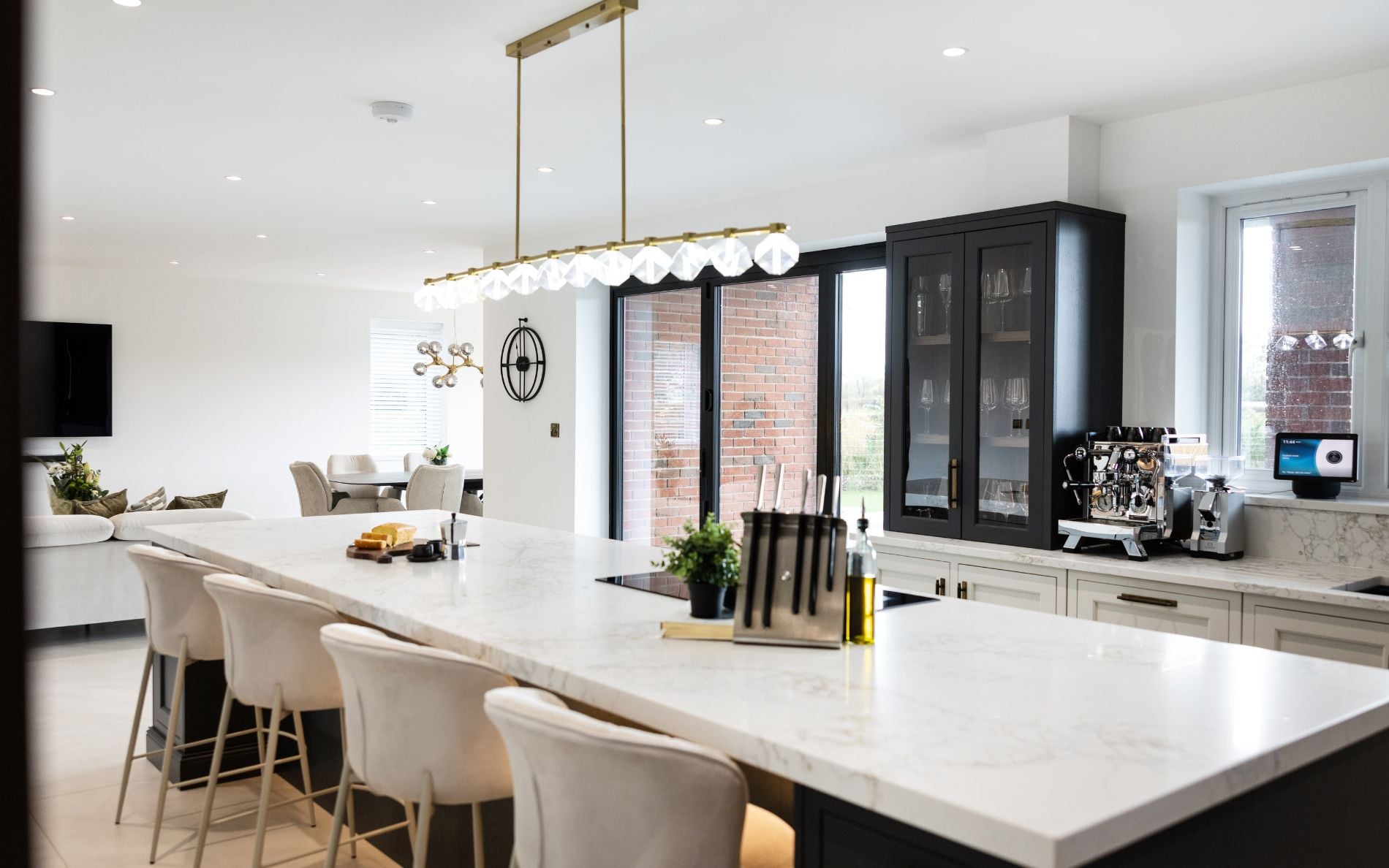Belgravia Kitchen in Graphite & Shell by Kitchen Flair