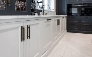 Belgravia Kitchen in Graphite & Shell by Kitchen Flair