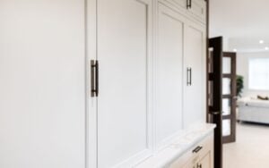 Belgravia Kitchen in Graphite & Shell by Kitchen Flair