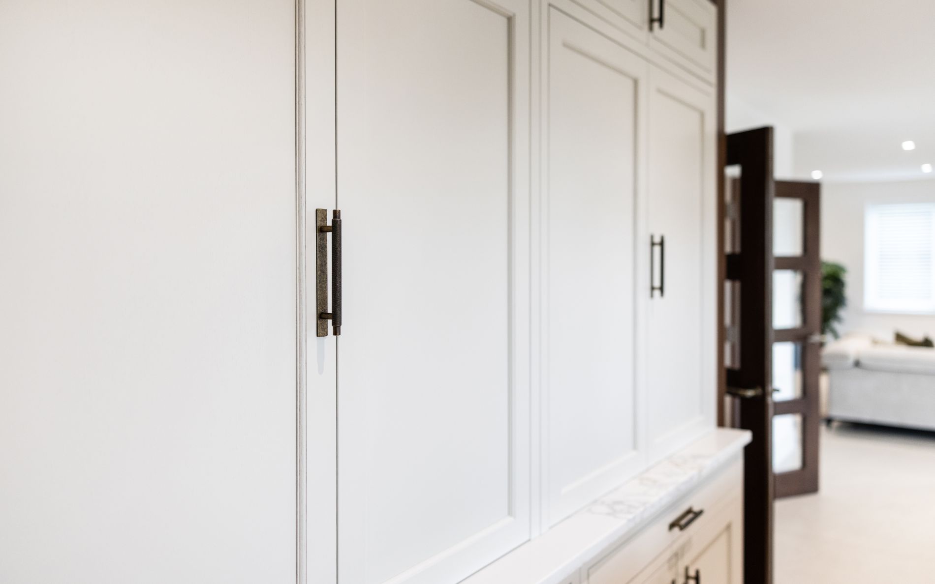 Belgravia Kitchen in Graphite & Shell by Kitchen Flair