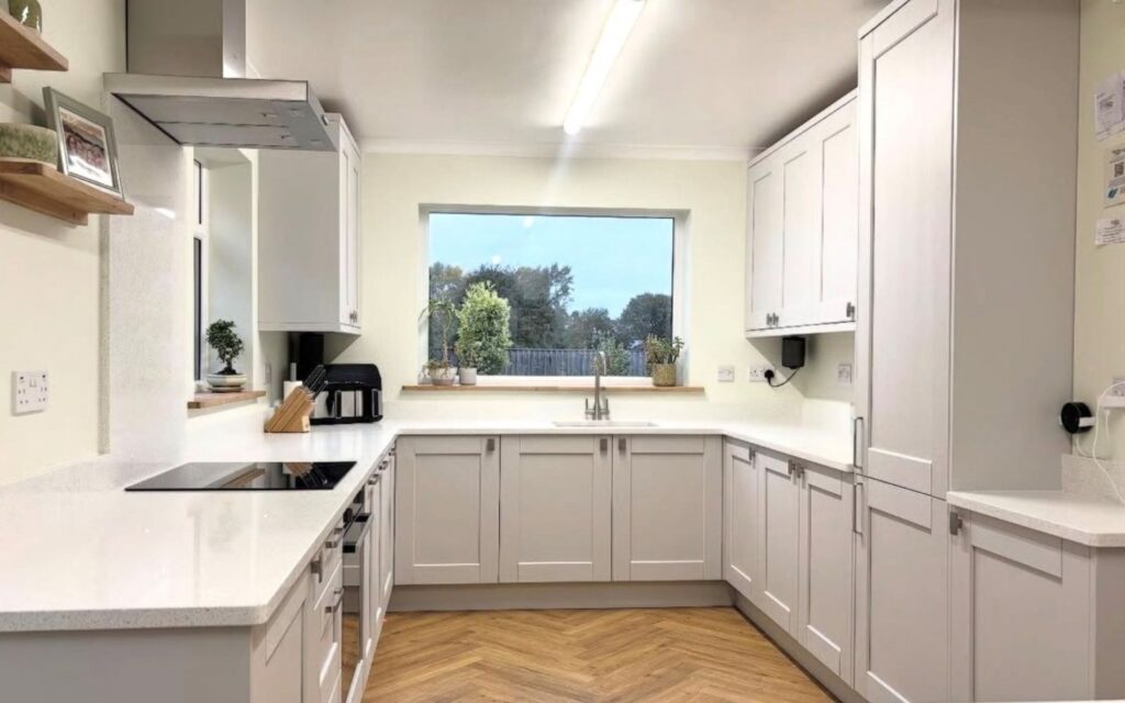 Kensington Kitchen in Light Grey by Interiors 4 Living