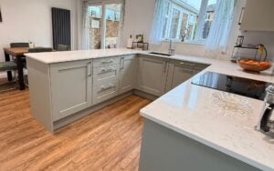 Madison Kitchen in Sage Green by Saturn Interiors