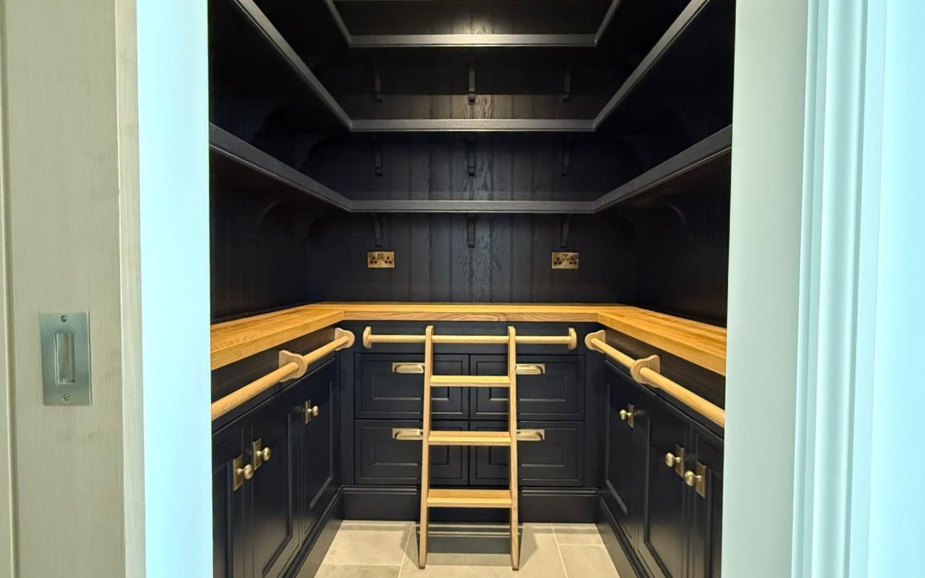 Winslow Pantry in Indigo by Broomside Design