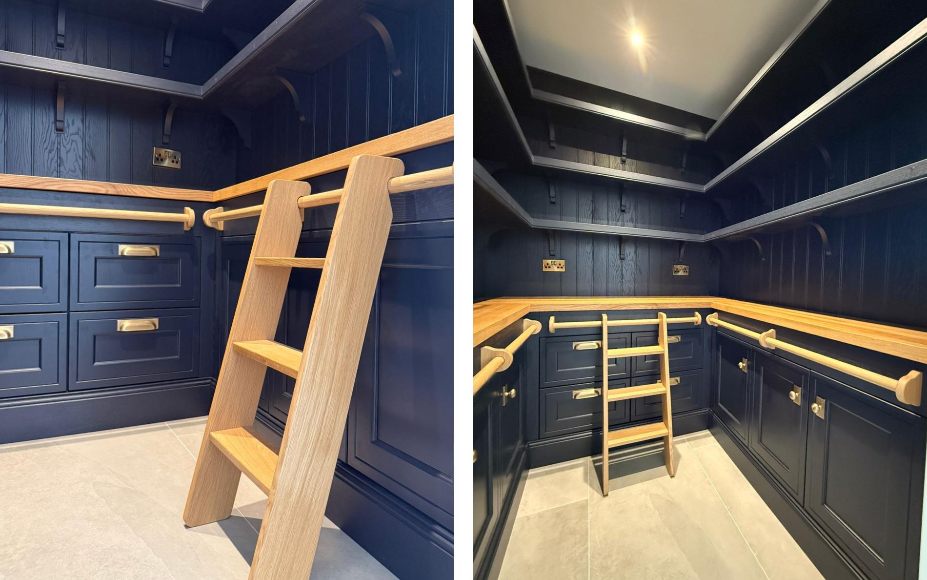 Winslow Pantry in Indigo by Broomside Design