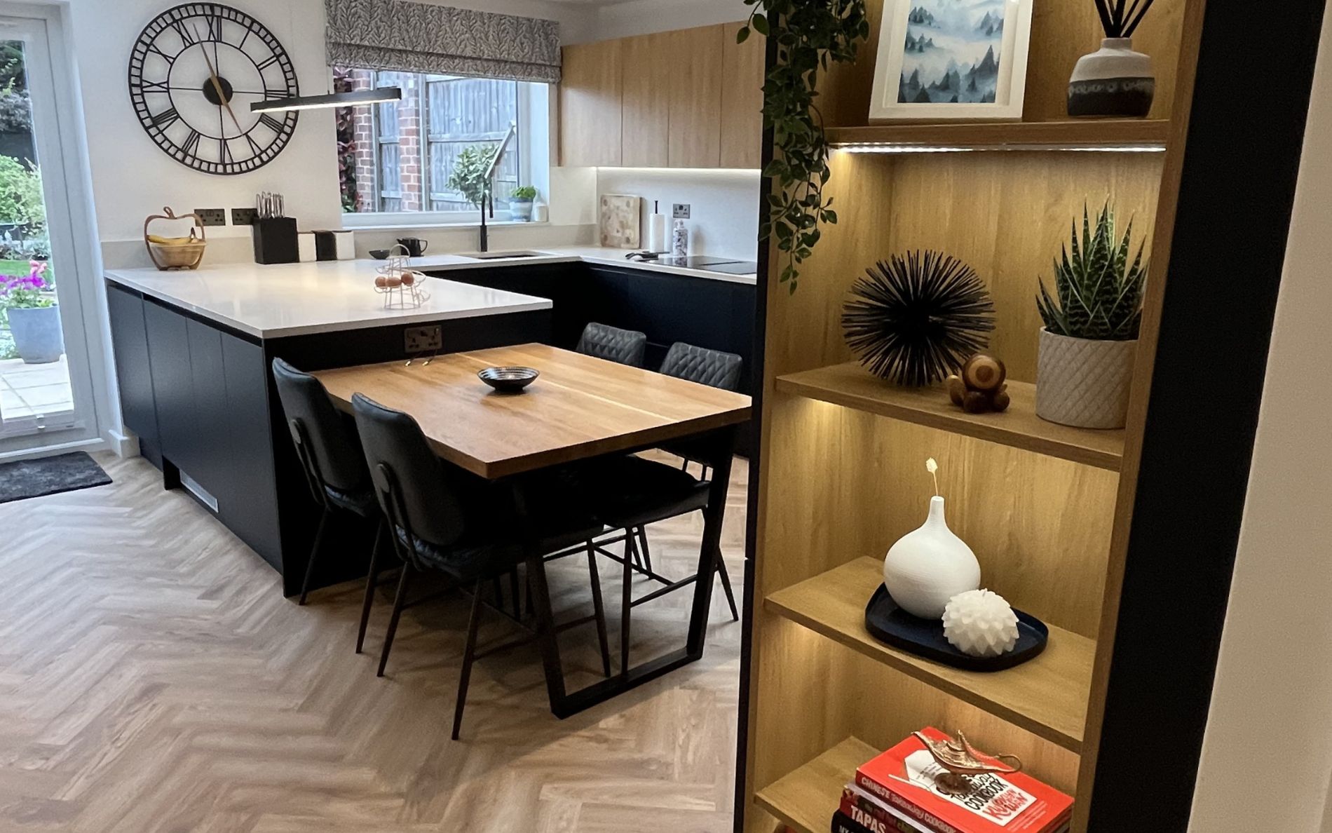 Zola Matte Kitchen in Indigo by Interiors 4 Living
