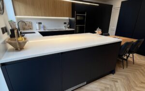 Zola Matte Kitchen in Indigo by Interiors 4 Living