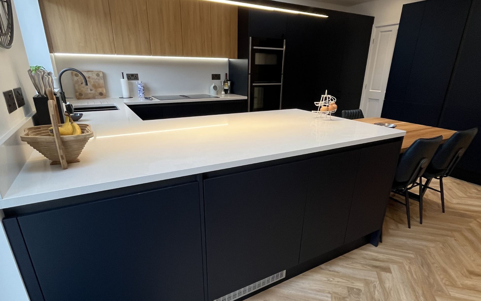 Zola Matte Kitchen in Indigo by Interiors 4 Living