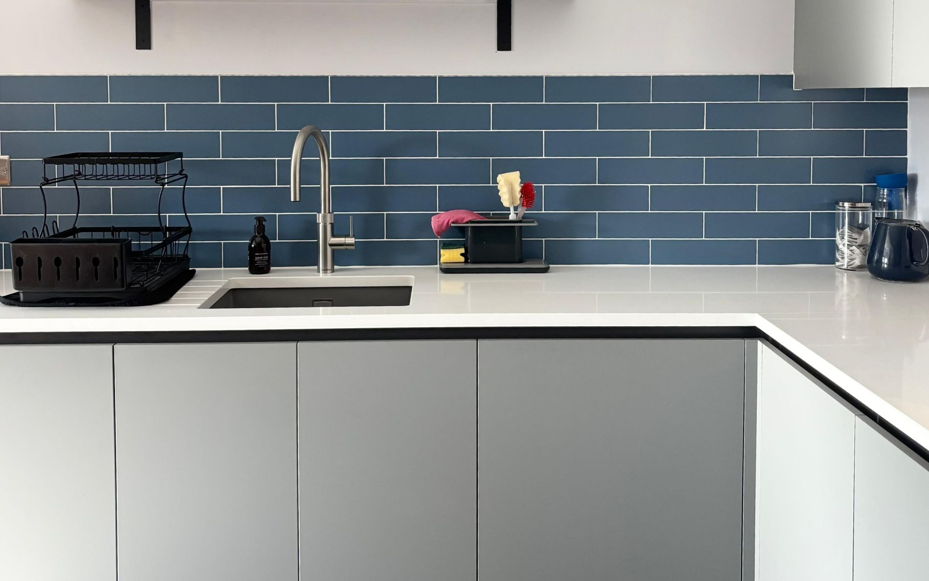Zola Soft-Matte Kitchen in Dust Grey by Interiors 4 Living