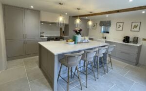Aldana Kitchen in Cashmere by Walrow Kitchens
