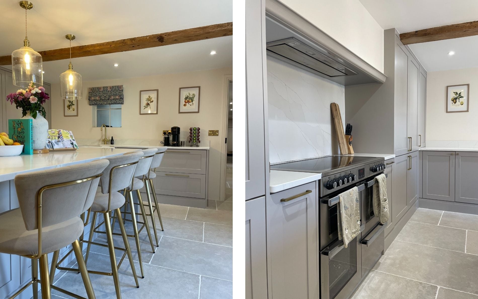 Aldana Kitchen in Cashmere by Walrow Kitchens