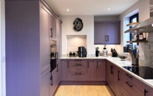 Aldana Kitchen Colour Matched - Lavender Grey by Roma Interiors