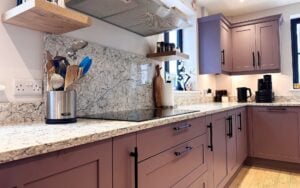 Aldana Kitchen Colour Matched - Lavender Grey by Roma Interiors
