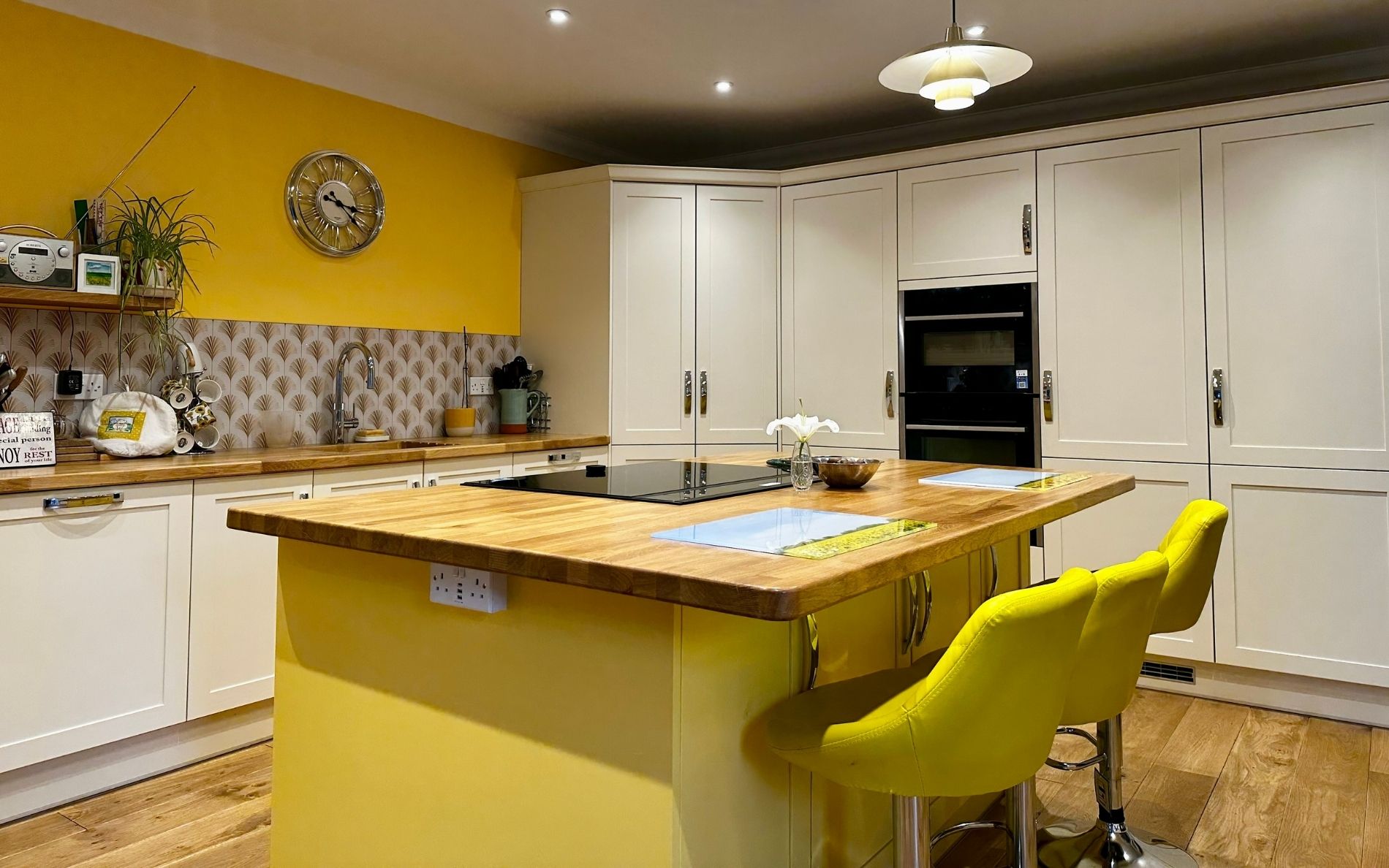 Aldana Kitchen in Ivory & Colour Matched by Roma Interiors