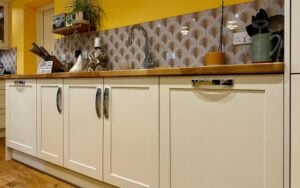 Aldana Kitchen in Ivory & Colour Matched by Roma Interiors