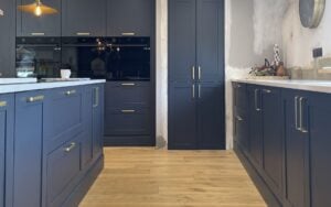 Aldana Kitchen in Slate Blue by Walrow Kitchens