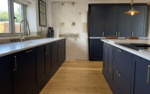 Aldana Kitchen in Slate Blue by Walrow Kitchens