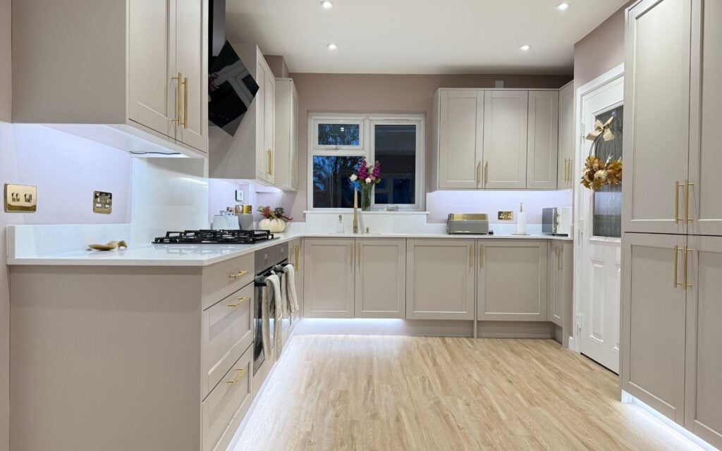 Dawson Kitchen in Cashmere by Saturn Interiors