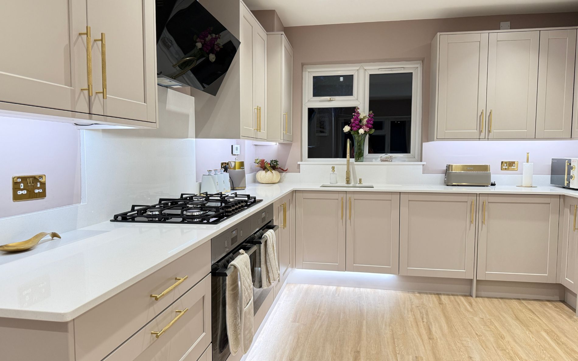Dawson Kitchen in Cashmere by Saturn Interiors