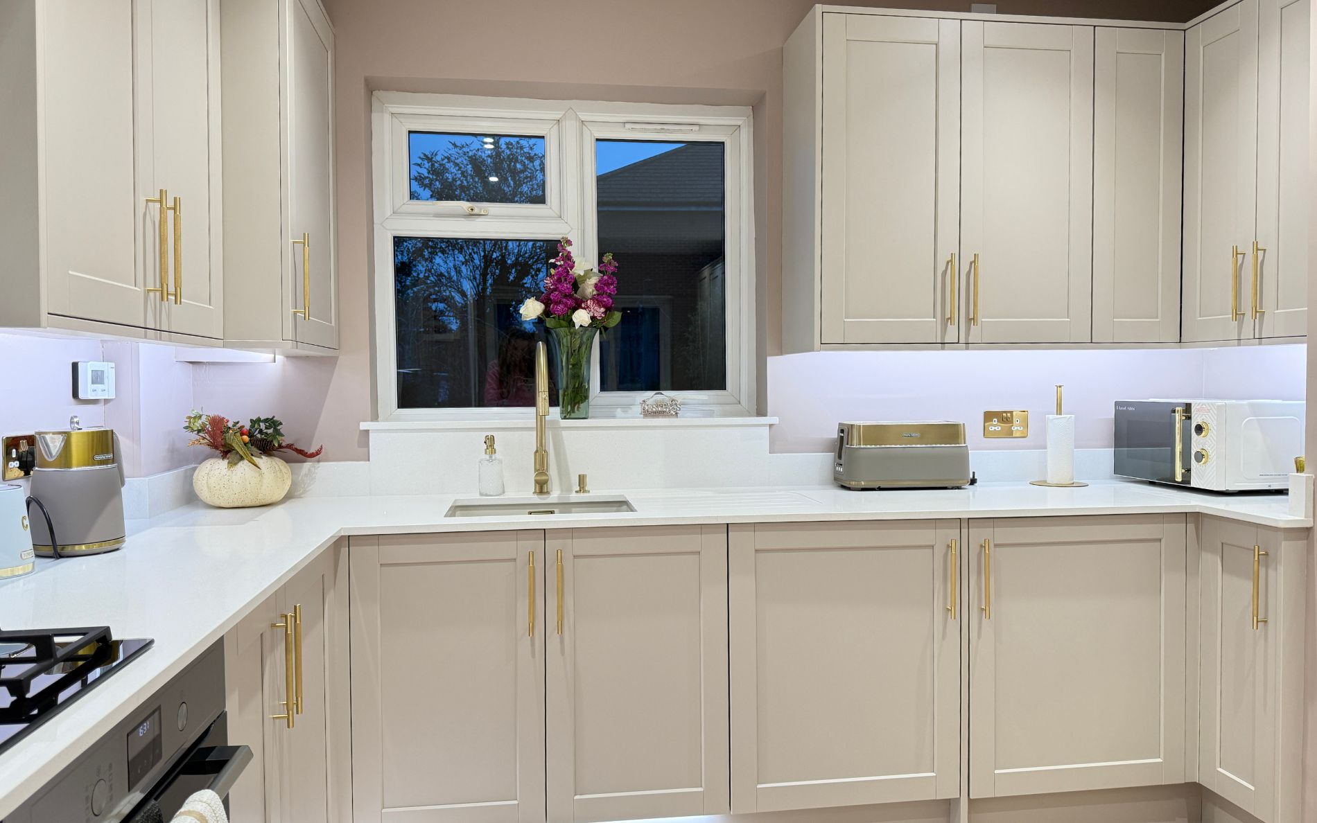 Dawson Kitchen in Cashmere by Saturn Interiors