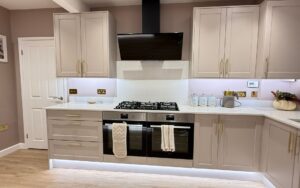 Dawson Kitchen in Cashmere by Saturn Interiors