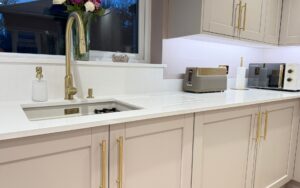 Dawson Kitchen in Cashmere by Saturn Interiors