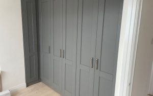 Kensington Fitted Wardrobes in Dust Grey by Trade Supplies