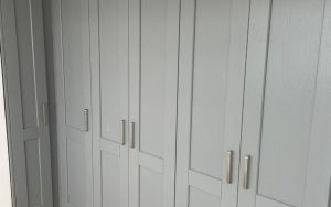Kensington Fitted Wardrobes in Dust Grey by Trade Supplies