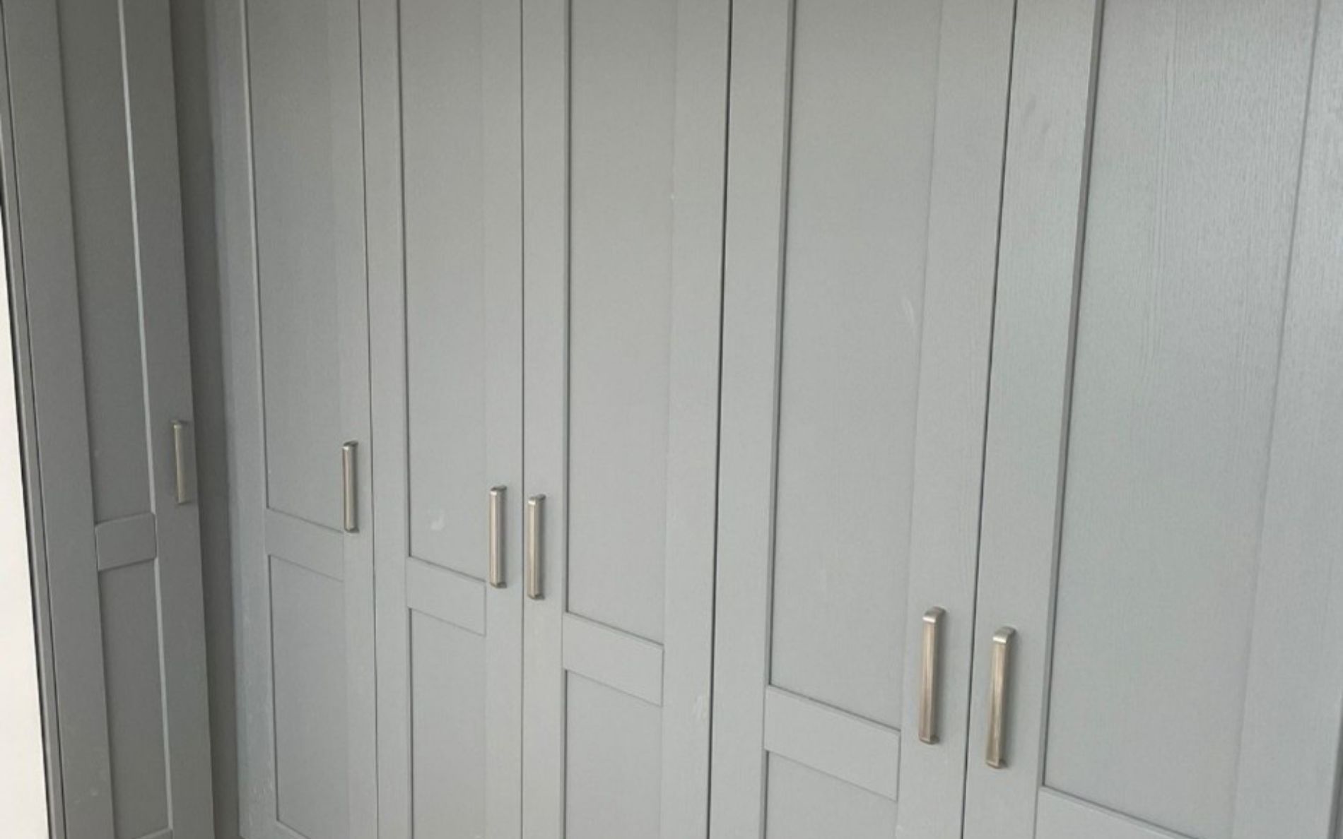 Kensington Fitted Wardrobes in Dust Grey by Trade Supplies