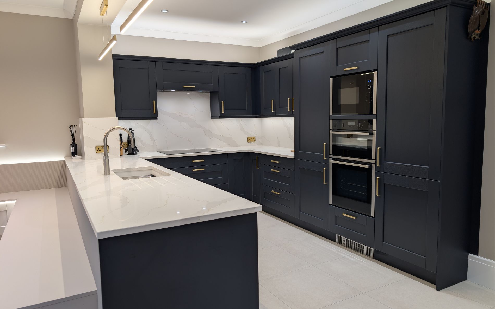 Kensington Kitchen in Indigo by JC Kitchens