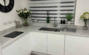 Strada Matte Kitchen in White by Silver Birch Kitchen Designs