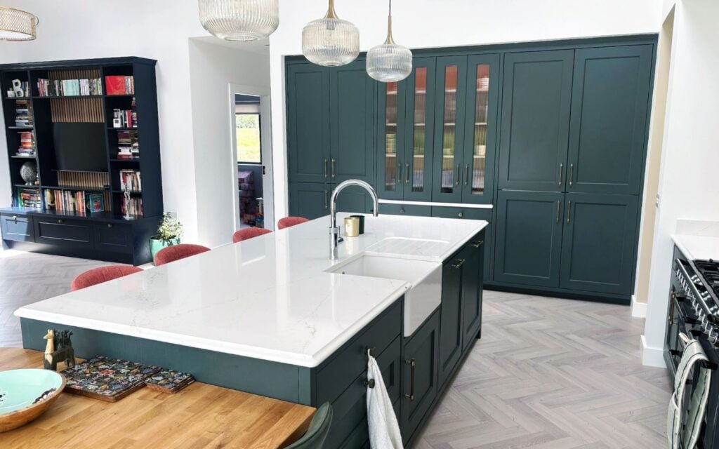 Wakefield Kitchen in Heritage Green by Naughton Kitchens