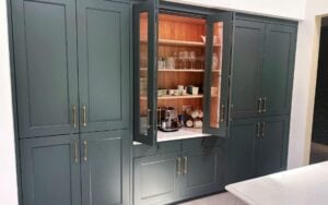 Wakefield Kitchen in Heritage Green by Naughton Kitchens