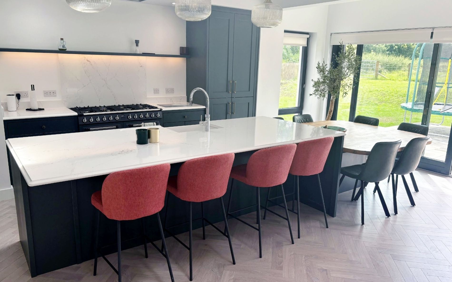 Wakefield Kitchen in Heritage Green by Naughton Kitchens