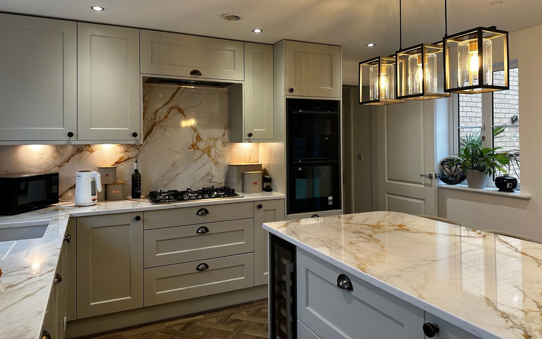 Wakefield Kitchen in Mussel by Roma Interiors