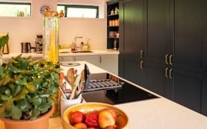 Aldana Kitchen in Marine & Pantry Blue by Walrow Kitchens