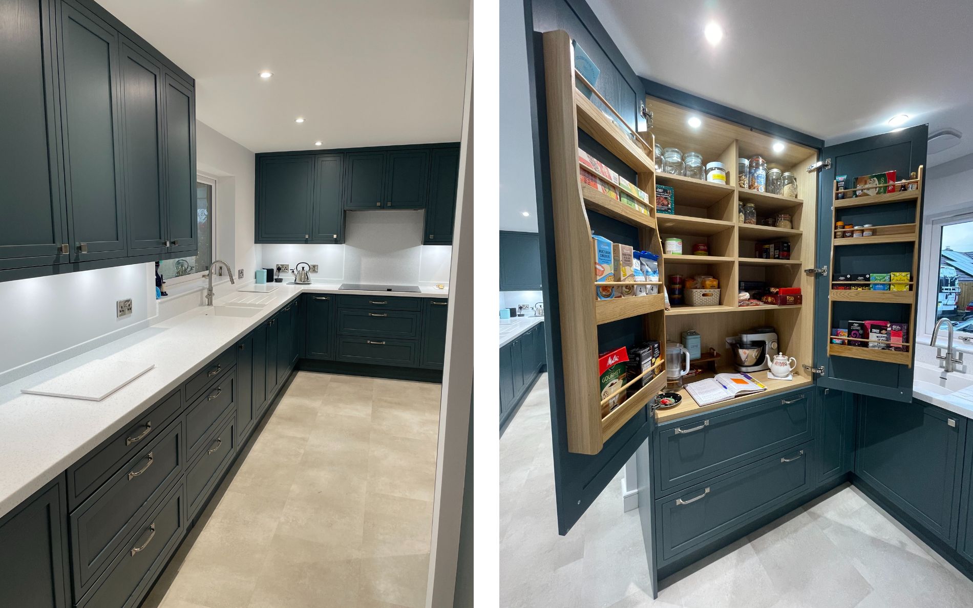 Arrington Kitchen in Viridian by Walrow Kitchens