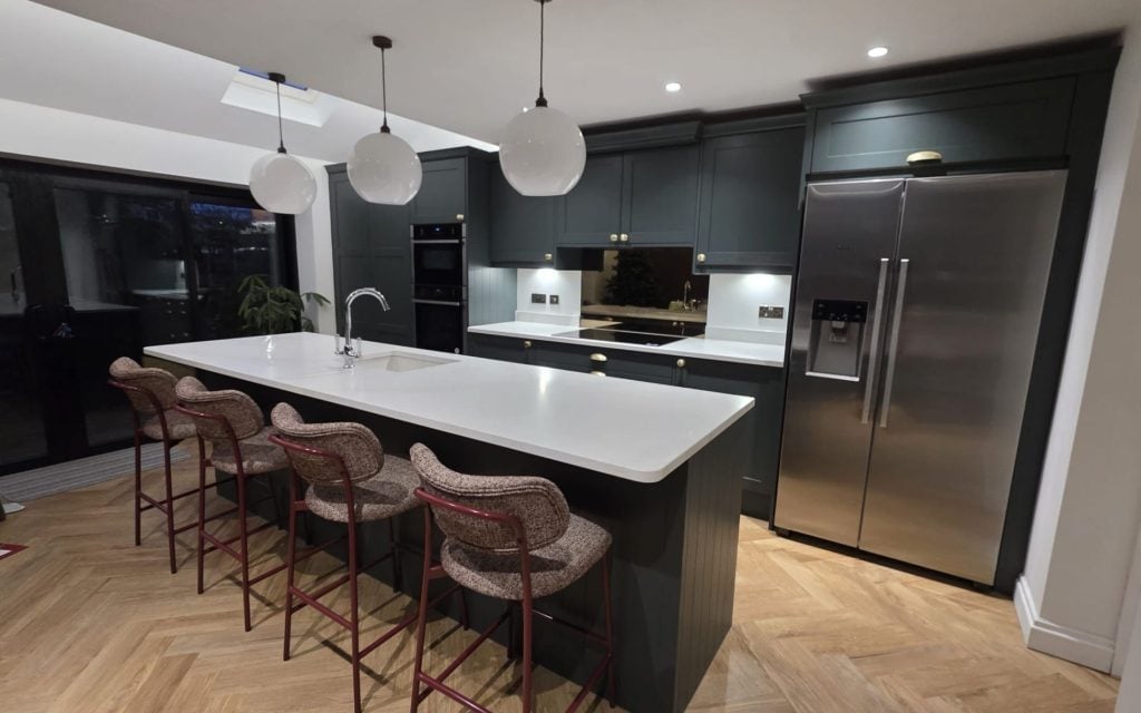 Aldana Kitchen in Heritage Green by Vie Home Improvements