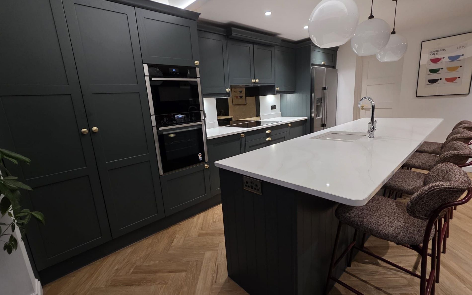 Aldana Kitchen in Heritage Green by Vie Home Improvements