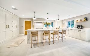 Belgravia Kitchen in Porcelain by Rever Kitchens