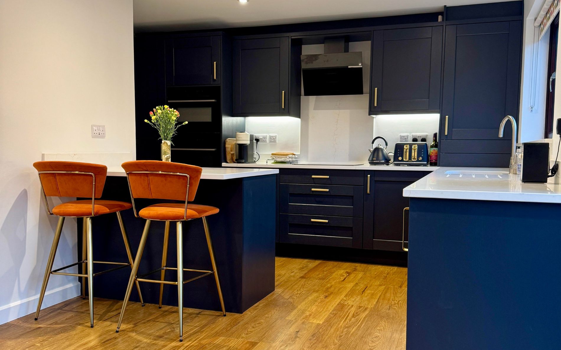 Kensington Kitchen in Indigo by The Kitchen Broker