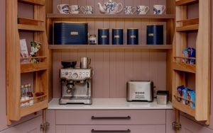 Madison Kitchen in Vintage Pink & Slate Blue by Kitchen Warehouse