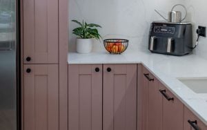 Madison Kitchen in Vintage Pink & Slate Blue by Kitchen Warehouse