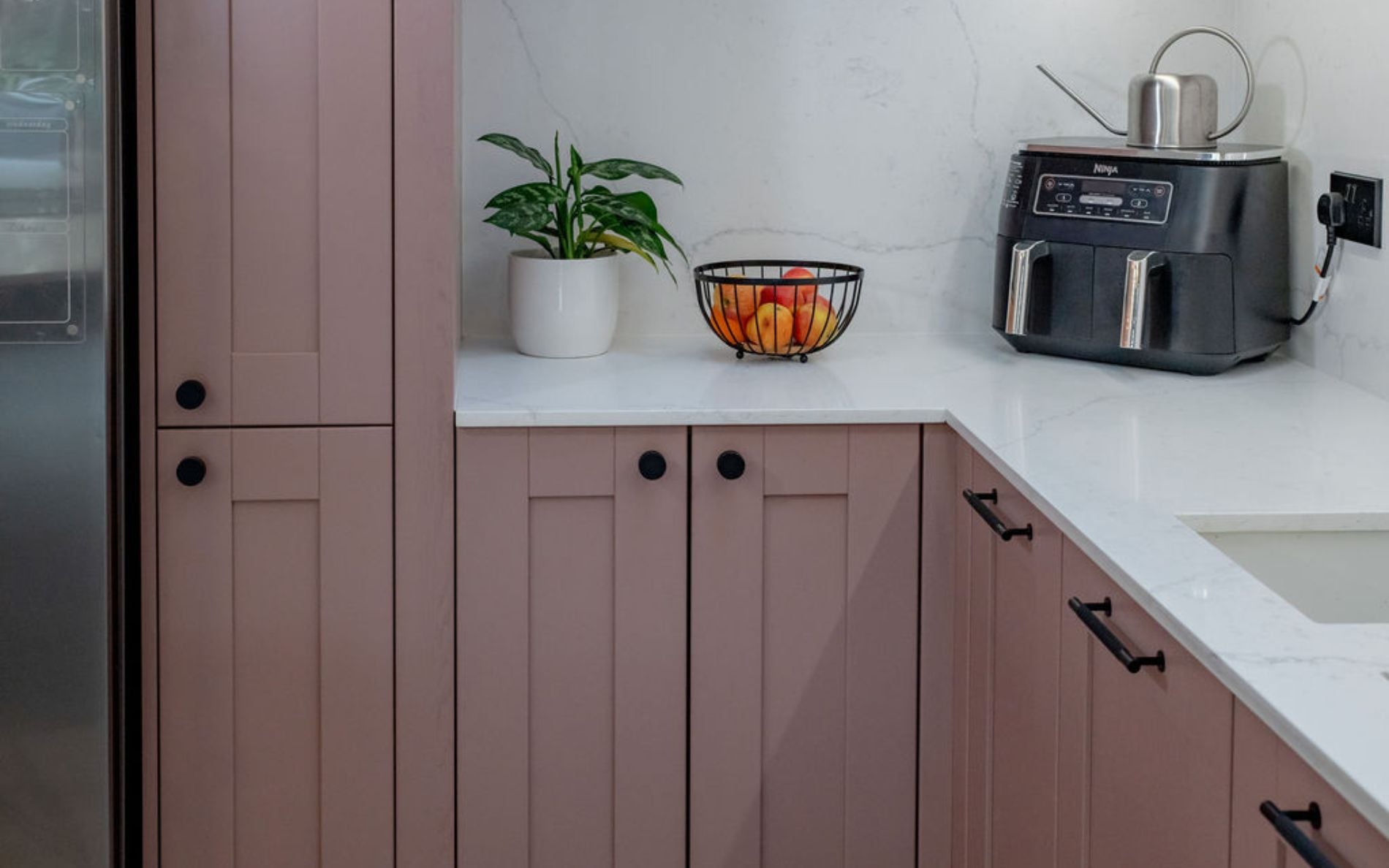 Madison Kitchen in Vintage Pink & Slate Blue by Kitchen Warehouse