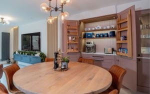 Madison Kitchen in Vintage Pink & Slate Blue by Kitchen Warehouse