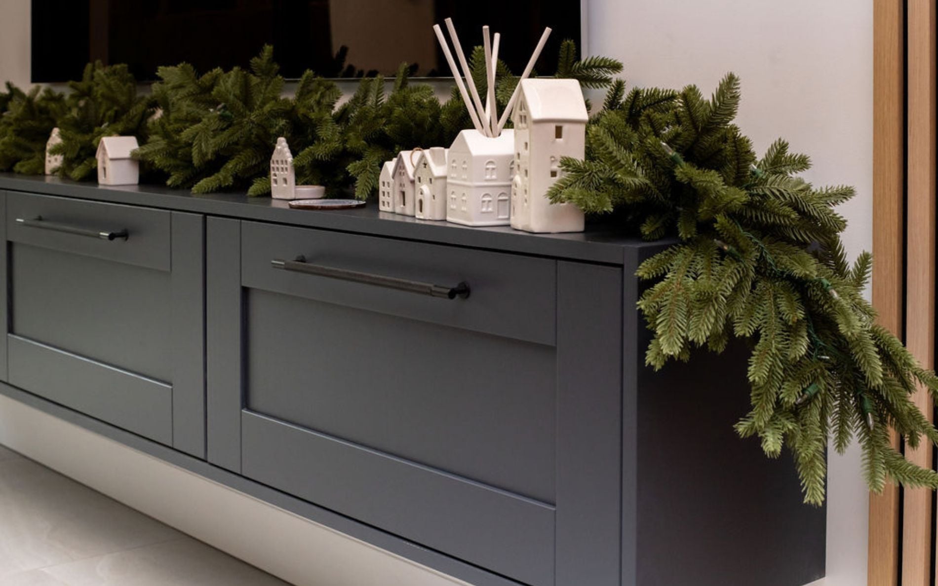 Madison Kitchen in Vintage Pink & Slate Blue by Kitchen Warehouse