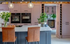 Madison Kitchen in Vintage Pink & Slate Blue by Kitchen Warehouse